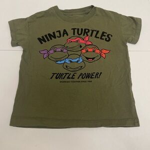 Teenage Mutant Ninja Turtles TEE | Green | 3T | Pre-owned | NICKELODEON 2024